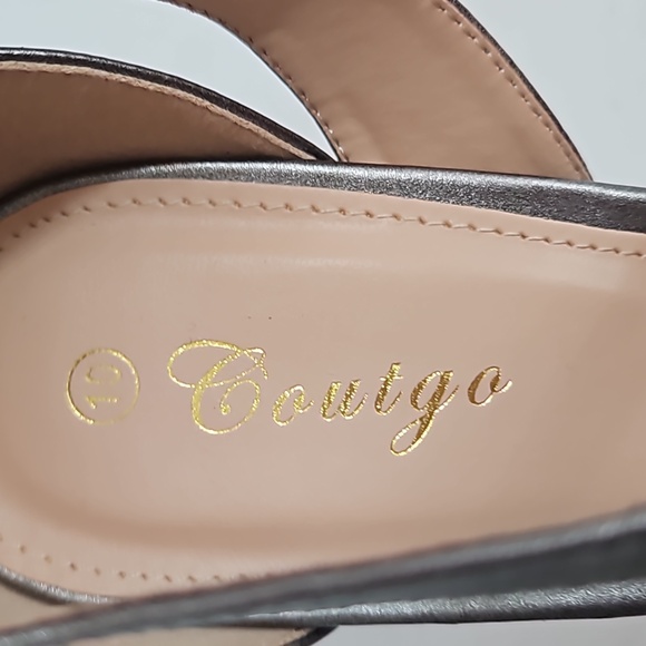 Courgo high heel ankle strap nwot size 10 - Picture 11 of 12